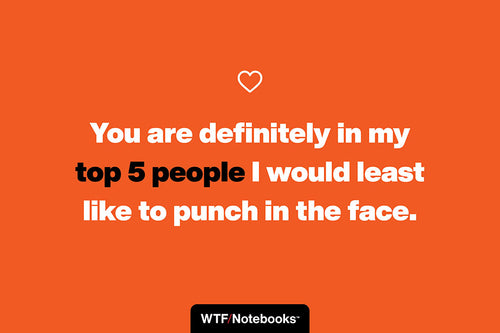 A funny & sassy friendship quote: Punch in the face