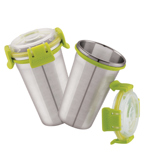 Glass Smoothie Container with Locking Lid