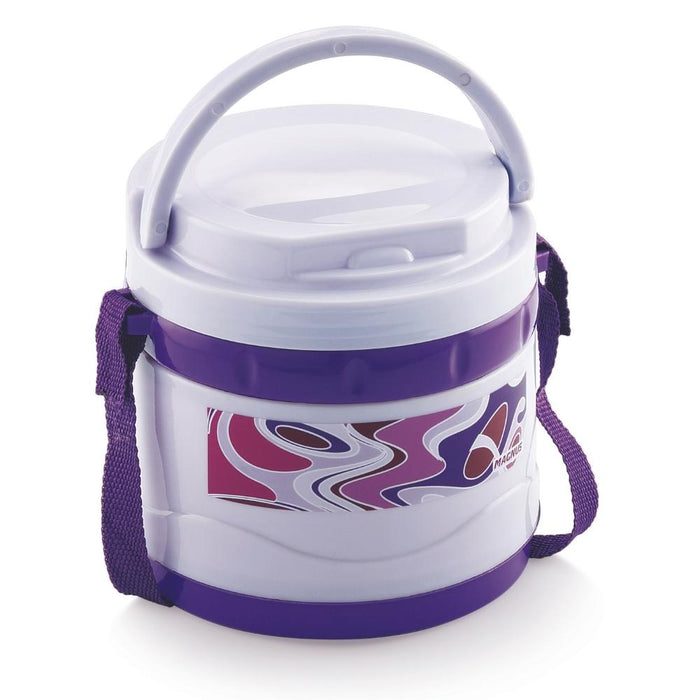 Magnus Pride 2 Deluxe Insulated Lunch Box For Office & Picnic, 500 ml, Violet