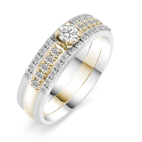 Silvana diamond ring combination