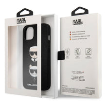 Cargar imagen en el visor de la galería, Funda/Case Karl &amp; Choupette Saffiano Negra iPhone 13 Pro Max
