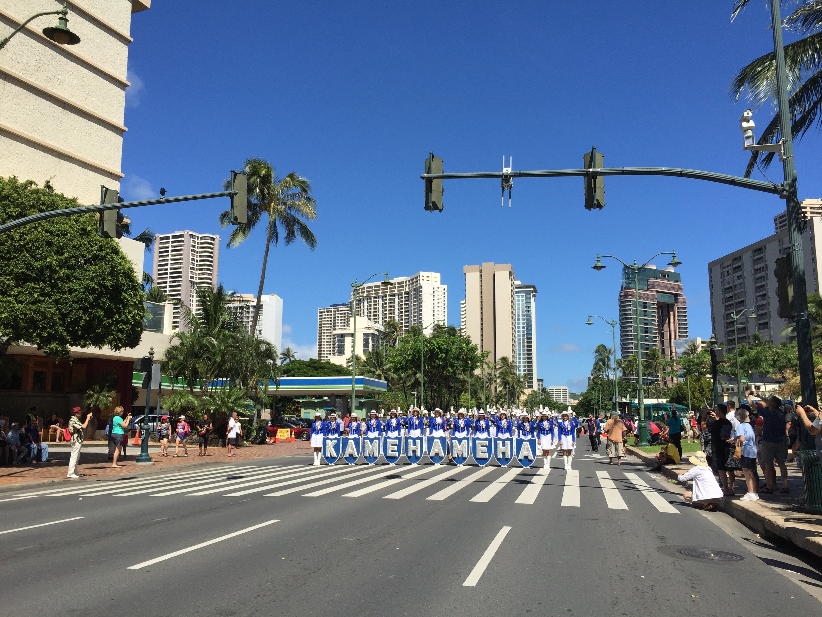 Kamehameha Warrior Marching Band and Color Guard