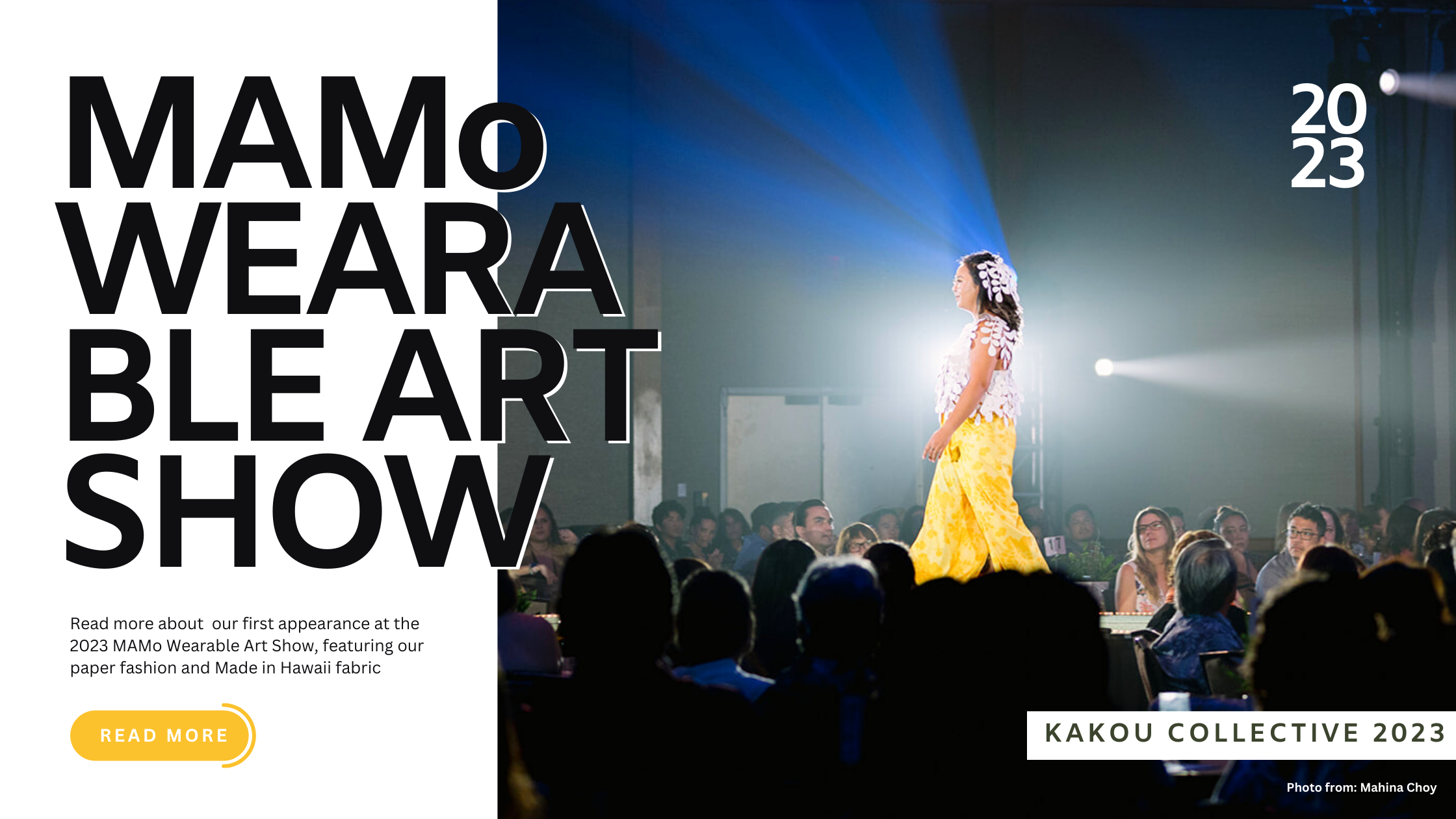 MAMo Wearable Art Show Kakou Collective 2023