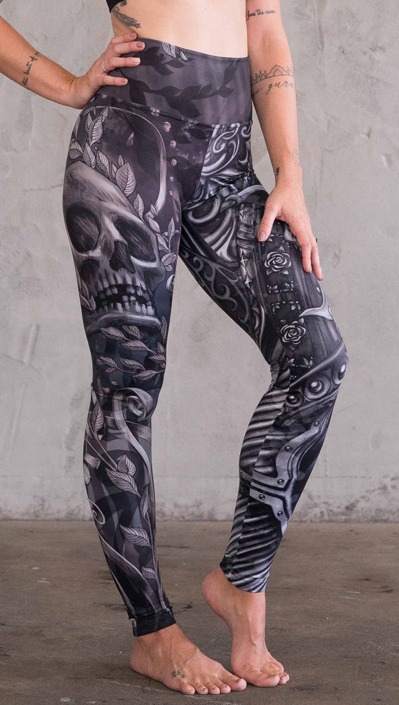 Glow in the Dark Jellyfish Full Leg Leggings Yoga Leggings Women's