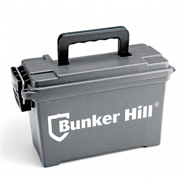 BUNKER HILL SECURITY 0.30 Caliber Ammo Box - Durable, Water-Resistant, Rust-Proof Storage Solution