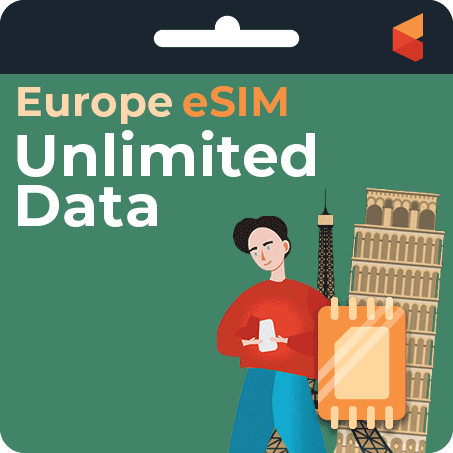 [eSIM] Europe Unlimited Data - SimCorner EU product image