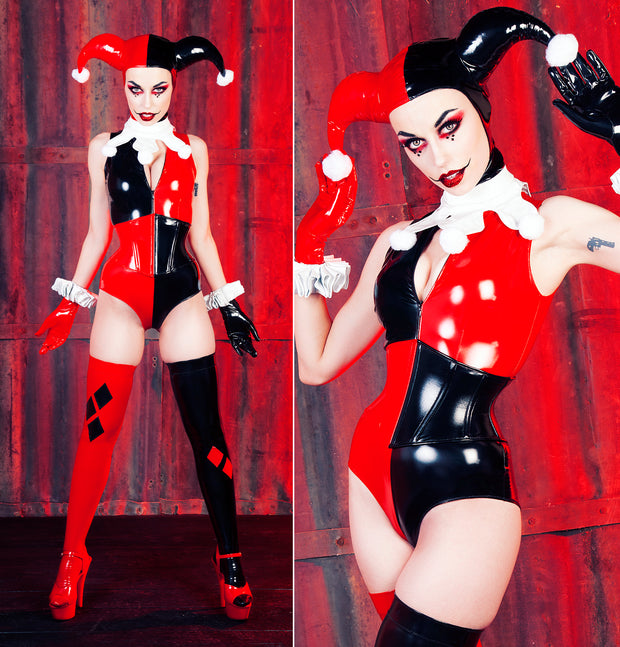 Women’s Collared Harley Quinn Costume