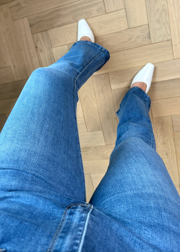 Fashion (light Blue Jeans)Women Jeans Vintage Straight Mom Jeans Loose Blue  Denim Pants Ankle Length Trousers Female Casual Streetwear Harem Pants  Jeans ACU @ Best Price Online