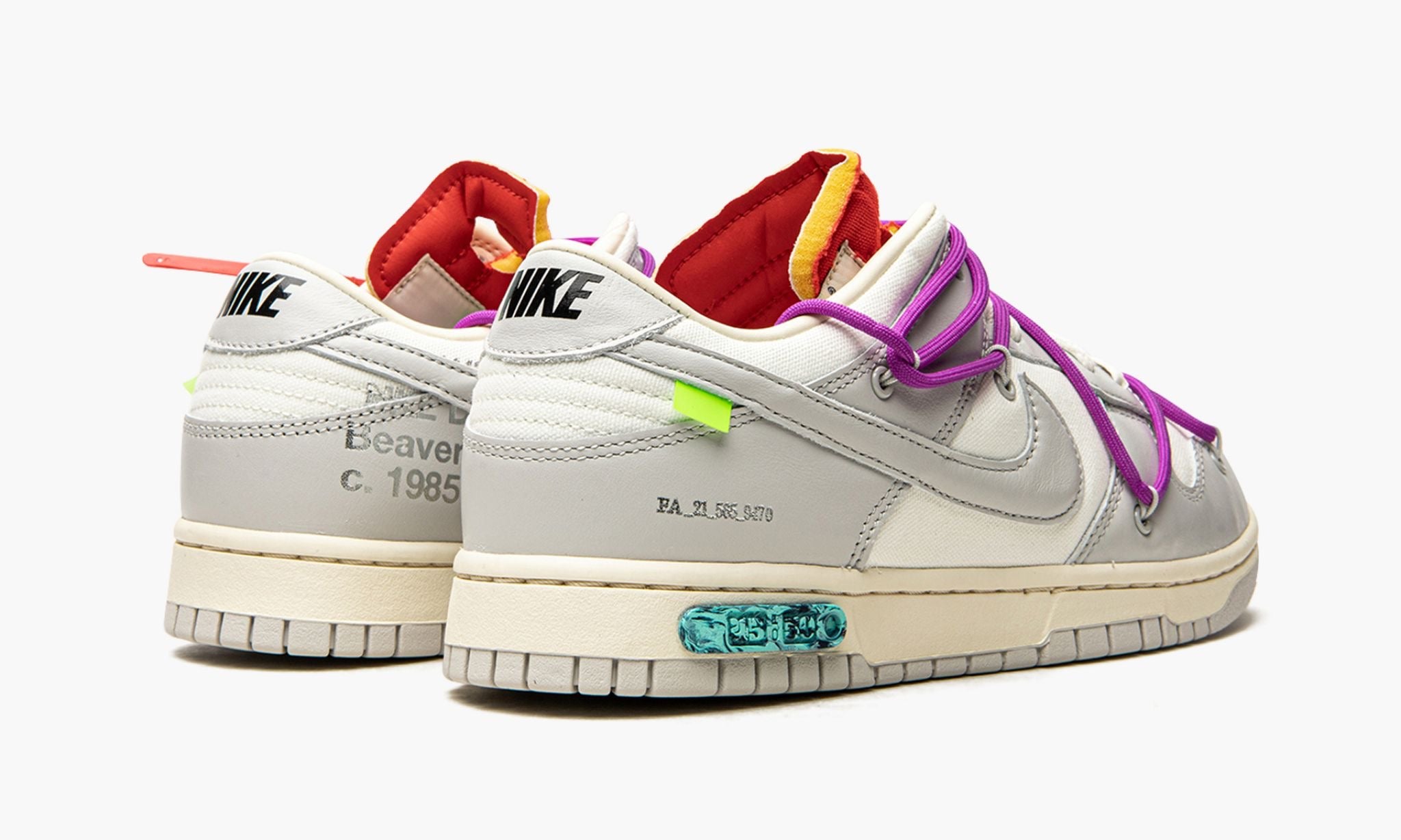 OFF-WHITE NIKE DUNK LOW 1 OF 50 45 30cm DM1602-101-