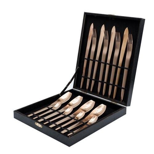 Rose Gold Stainless Steel Cutlery Set