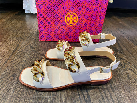 Tory Burch Adrien Sandal in Dolce de Leche – The Hangout