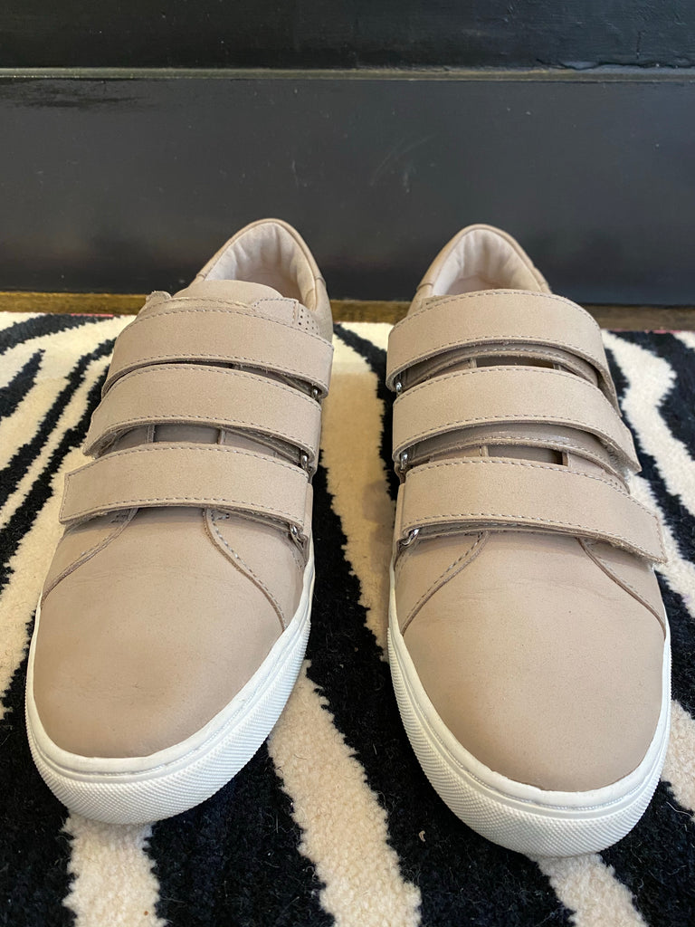 three strap velcro sneakers