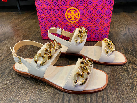 Tory Burch Adrien Sandal in Dolce de Leche – The Hangout