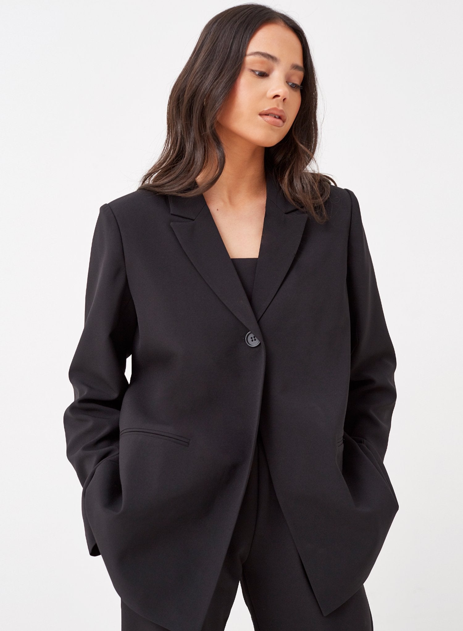 Women's Black Oversized Blazer | Aiden | 4th & Reckless