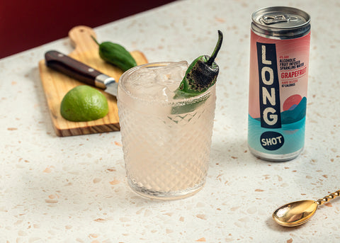 Long Shot Grapefruit Hard Seltzer Cocktail 