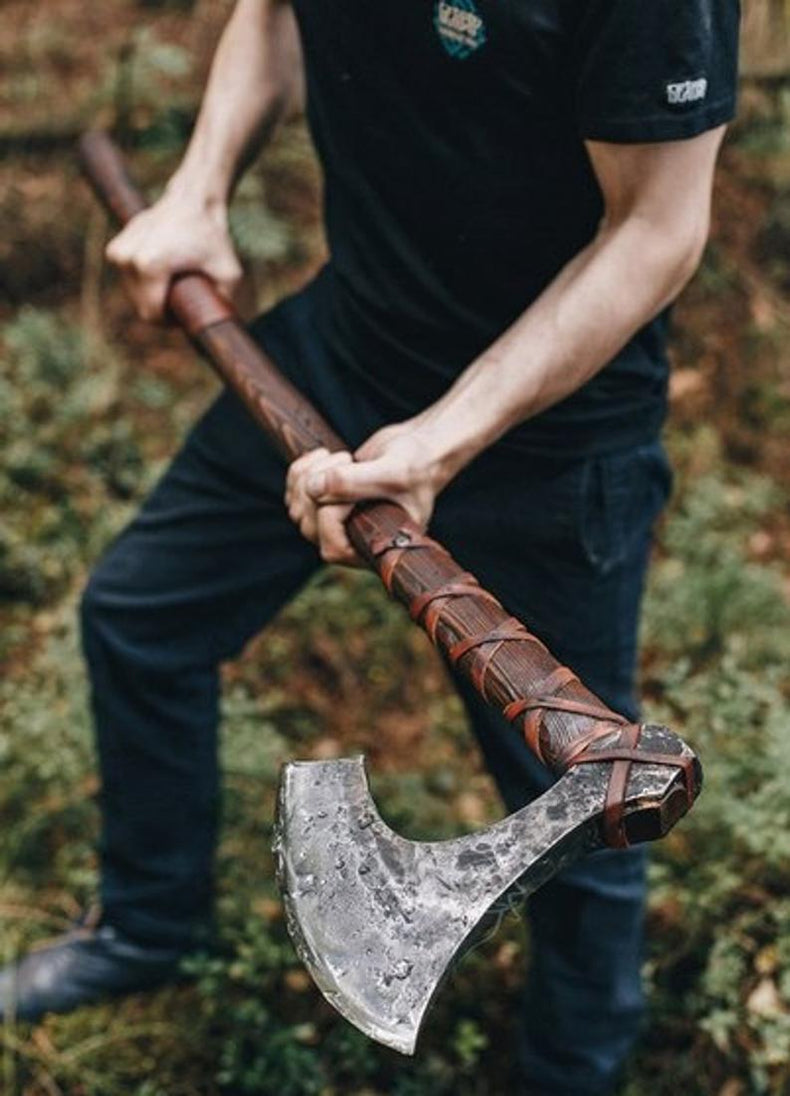 Double Sided Battle Axe │authentic Viking Axes Valhallaworld