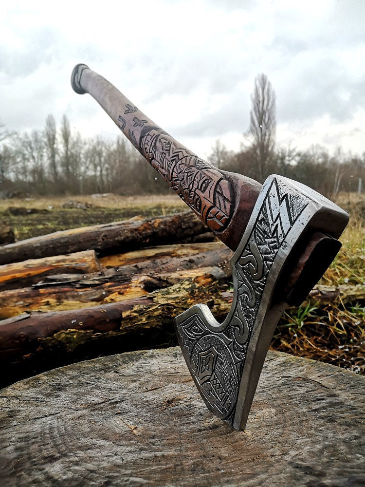 Battle Axe For Sale │ Handmade Viking Axes Valhallaworld