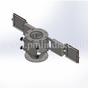 Plate-type-magnetic-chute-open-back-view