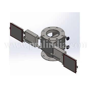 Magetic chute rod fittingPlate-type-magnetic-chute-open-front-view