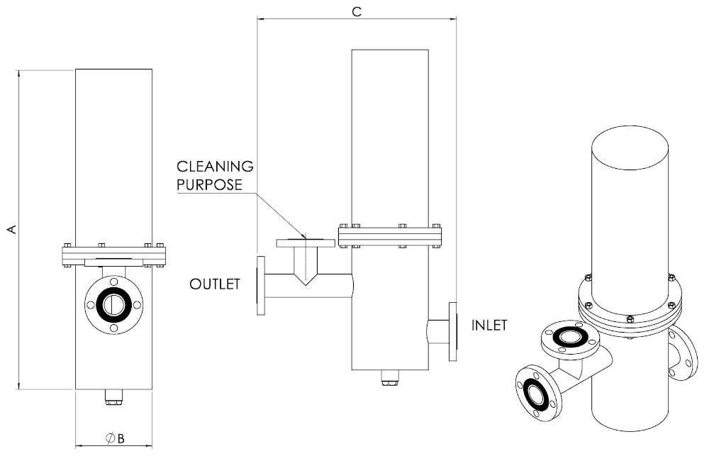 Self cleaning magnetic filter