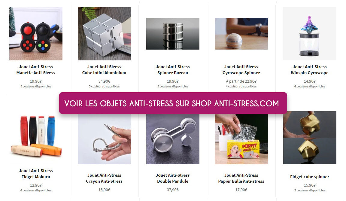 Catégorie Objets antistress