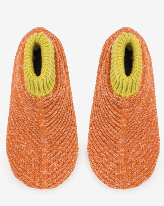 Verloop Fur Knit Sock Slipper in Periwinkle – Squasht Boutique