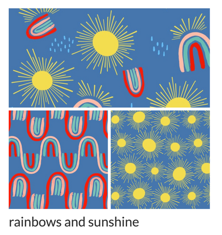 Rainbow and Sunshine pattern link