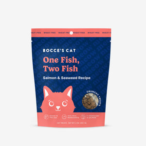 Bocce's Bakery One Fish Two Fish Crunchy Cat Treats - Buffalo Barkery - Fish Oil Cat