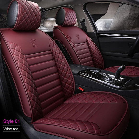 KVD Superior Leather Luxury Car Seat Cover for Hyundai Grand I10 Nios