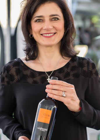 Laura Marzari from Fortulla estate winery in Tuscany, Italy.