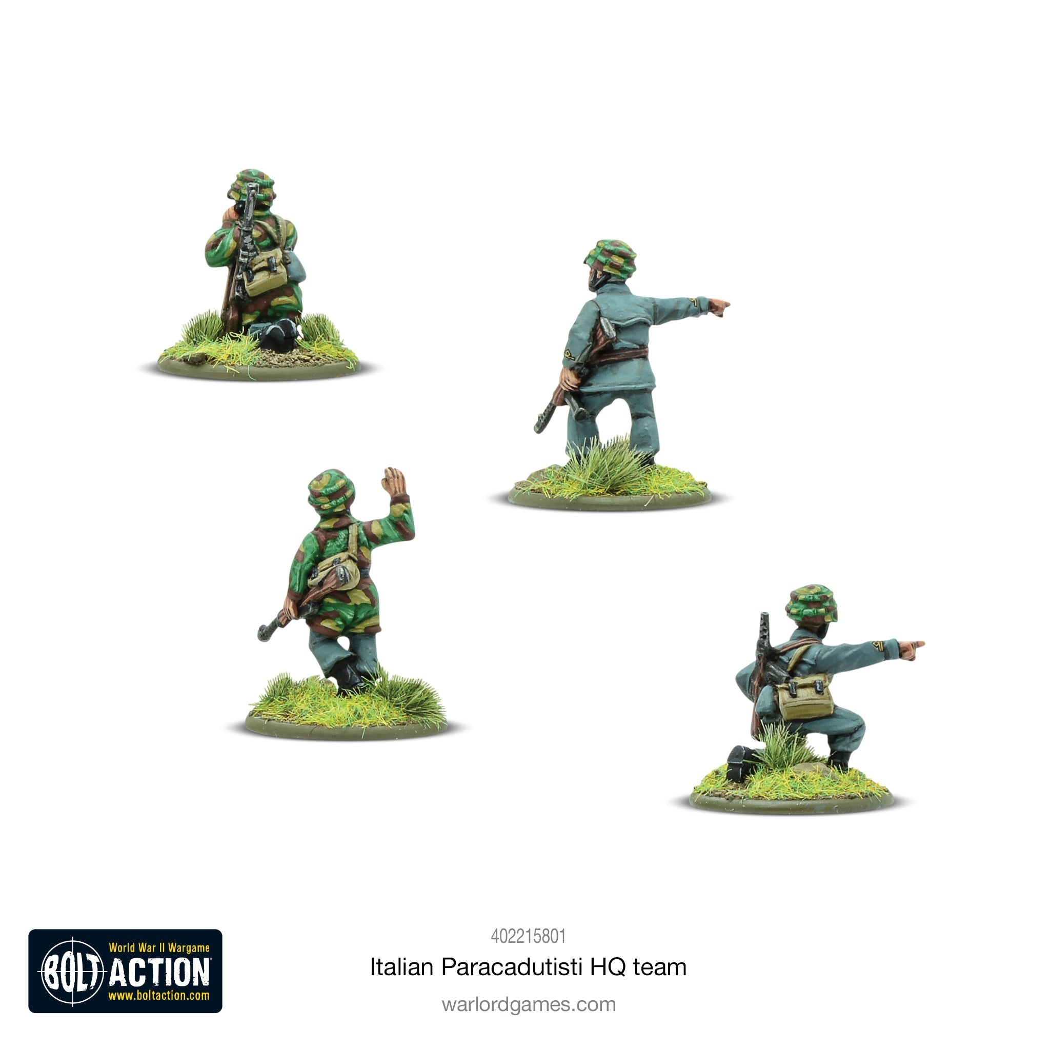 Italian Paracadutisti HQ – Warlord Games US & ROW