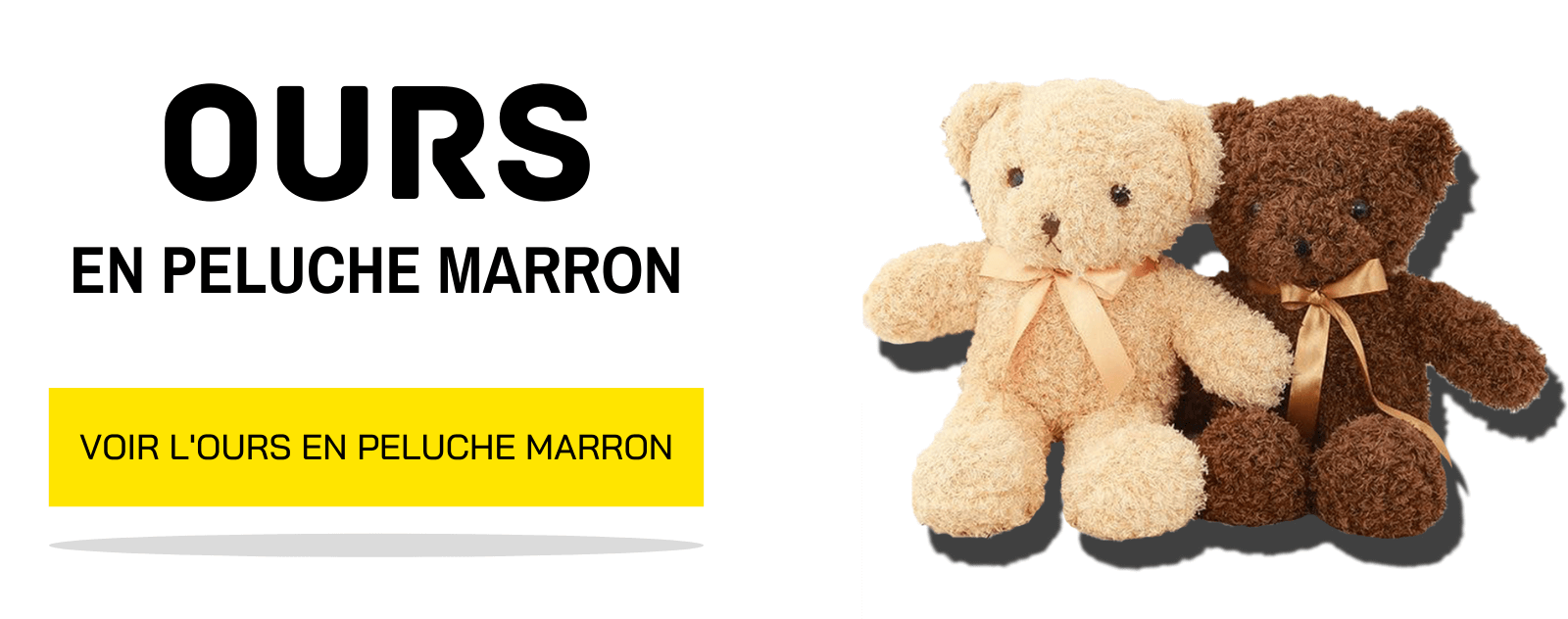 Acheter l'Ours en Peluche Marron