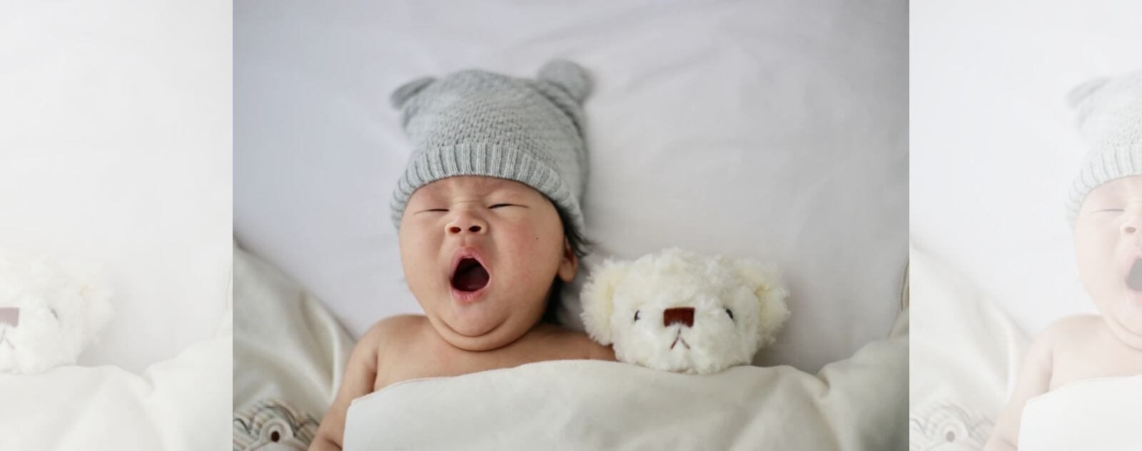 Tired Baby Yawning