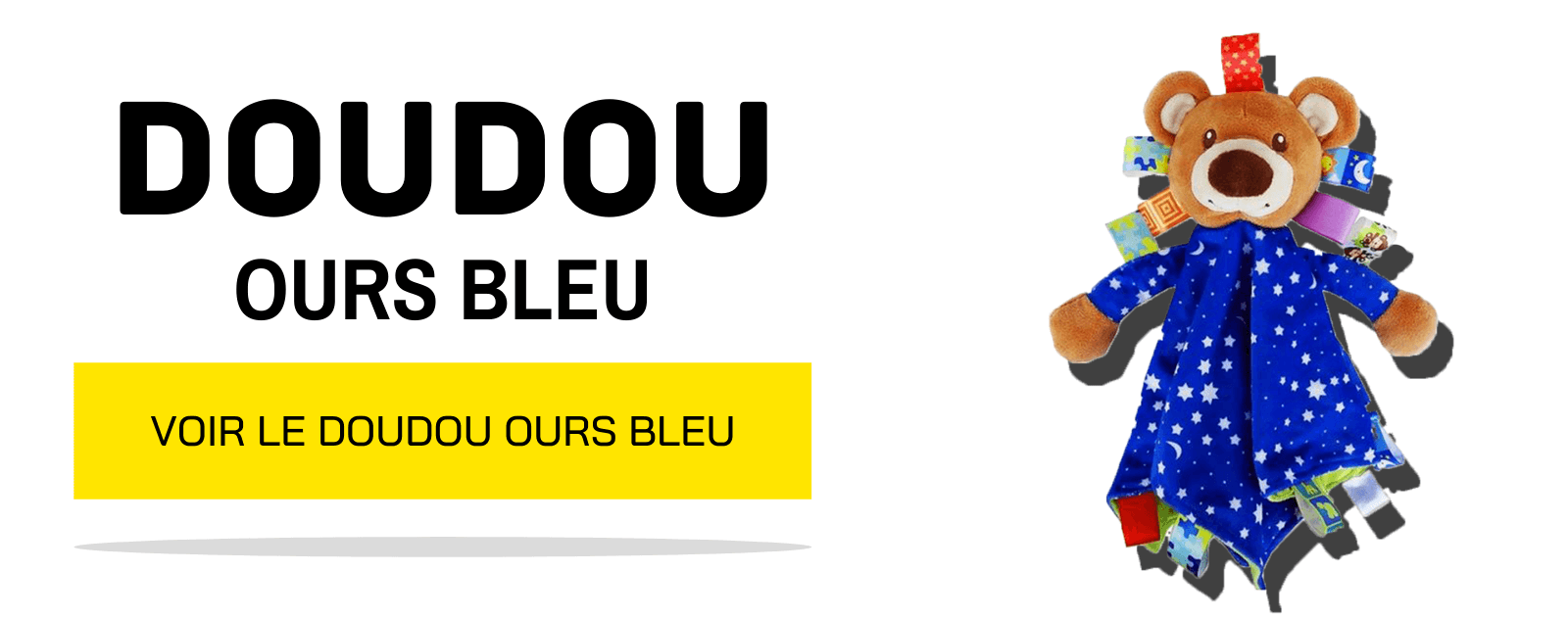 Doudou Ours Bleu