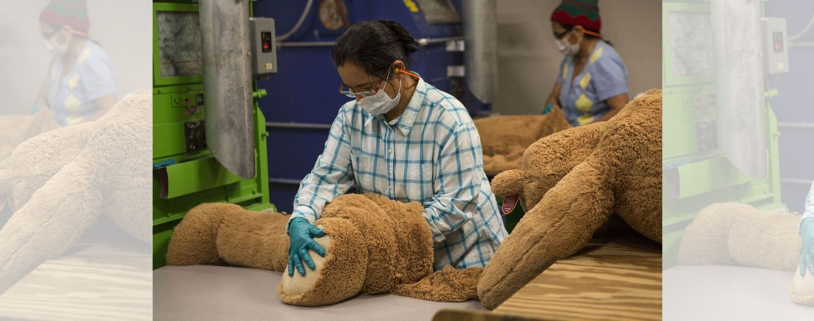 Manufacture of stuffed animals
