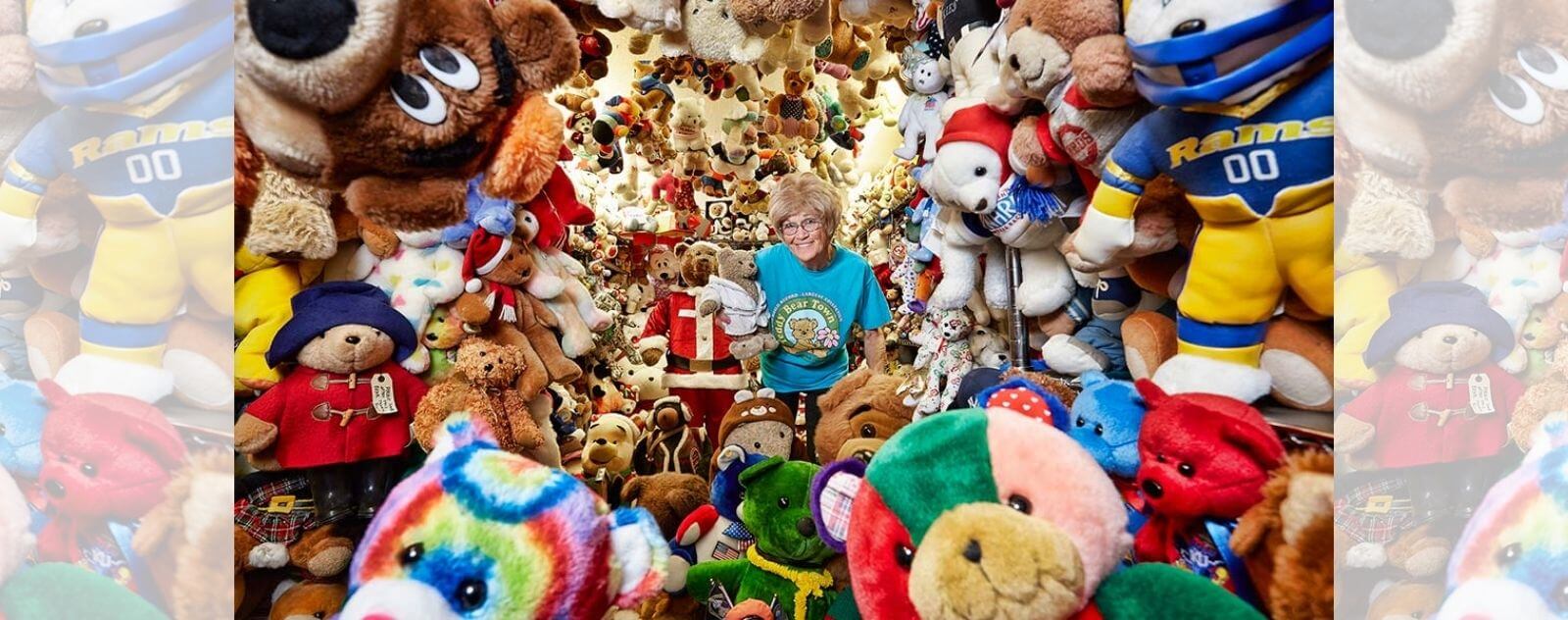 Jackie Miley et la Plus Grande Collection d'Ours en Peluche au Monde