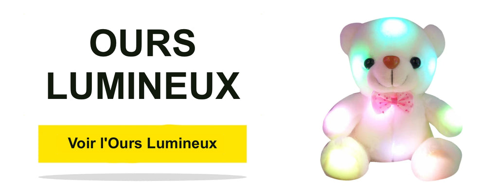 Voir la Peluche Ours Lumineux | Peluche Kingdom