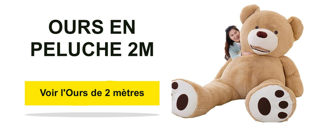 Ours en Peluche Géant de 2 mètres