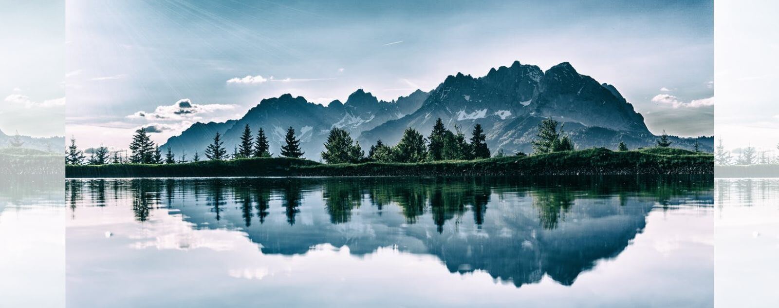 Paisaje relajante con ruido blanco