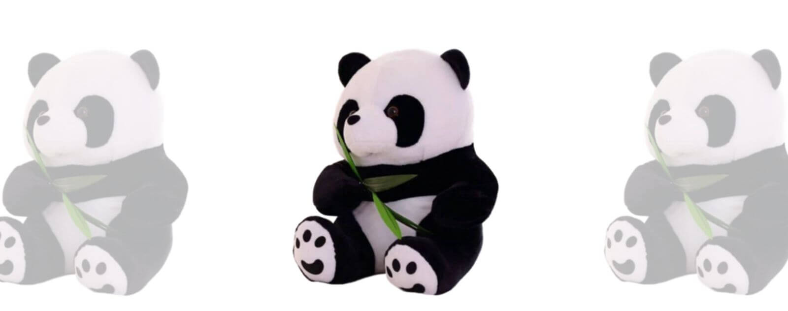Panda plush on the Panda King