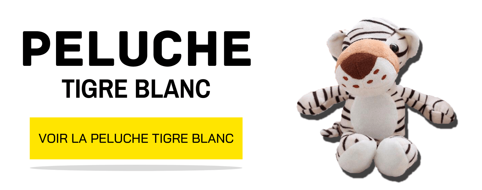 Peluche Tigre Blanc