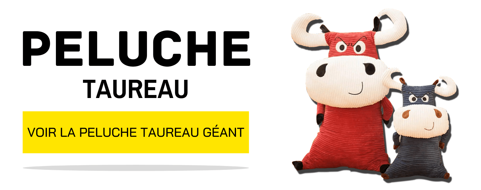 Peluche de Taureau Géant