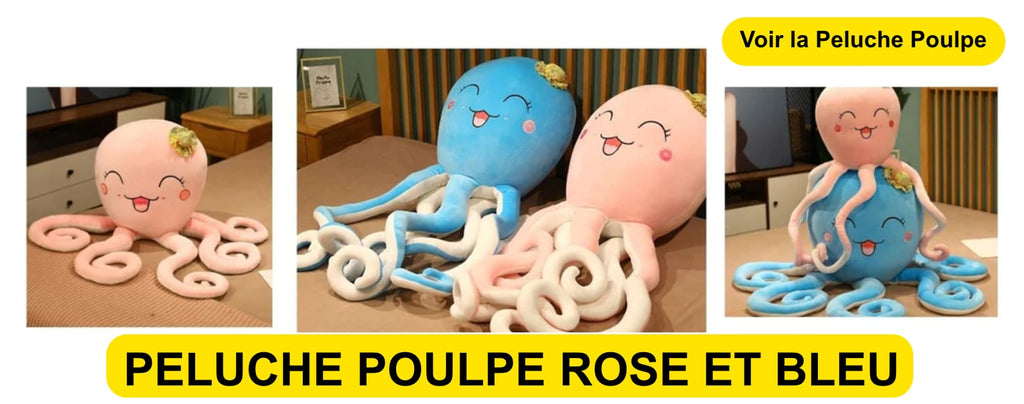 Peluche Pulpo Rosa