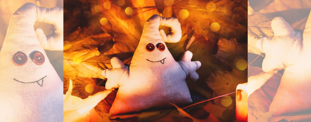 Fun and scary Ghost plush toy for Halloween