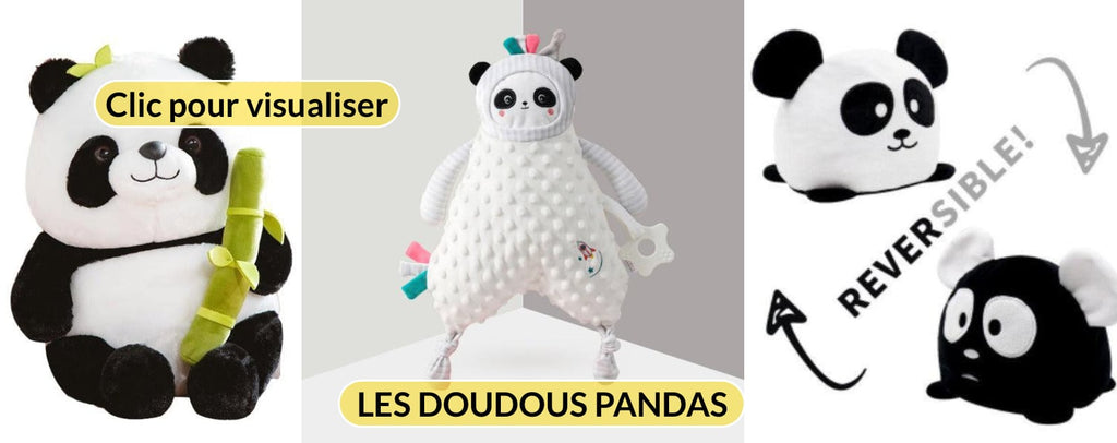 Voir la collection Doudou Panda | Peluche Kingdom