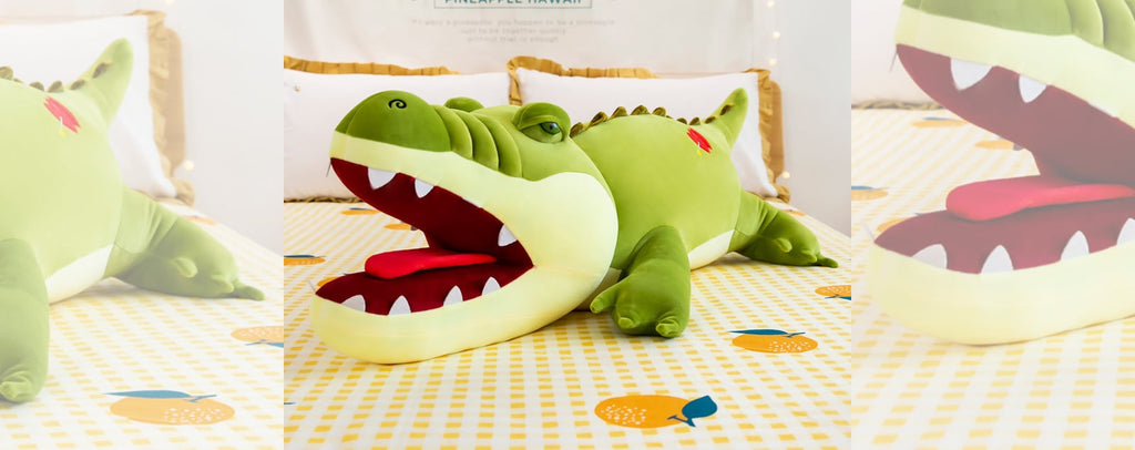 Funny crocodile plush toy