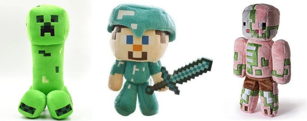 Minecraft peluche Renard 20 cm, jouet à collectionner pour fans du