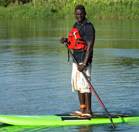 paddle board in africa
