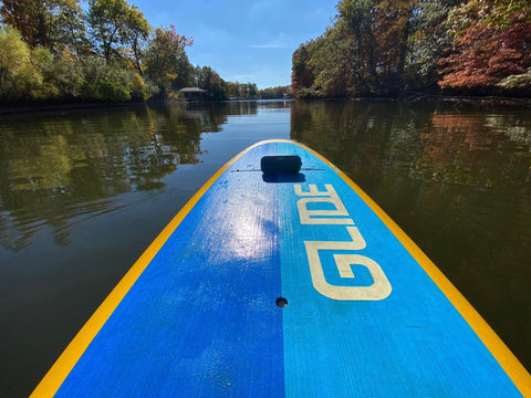 paddle board in nature