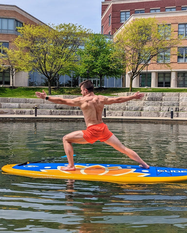 stand up paddle board yoga